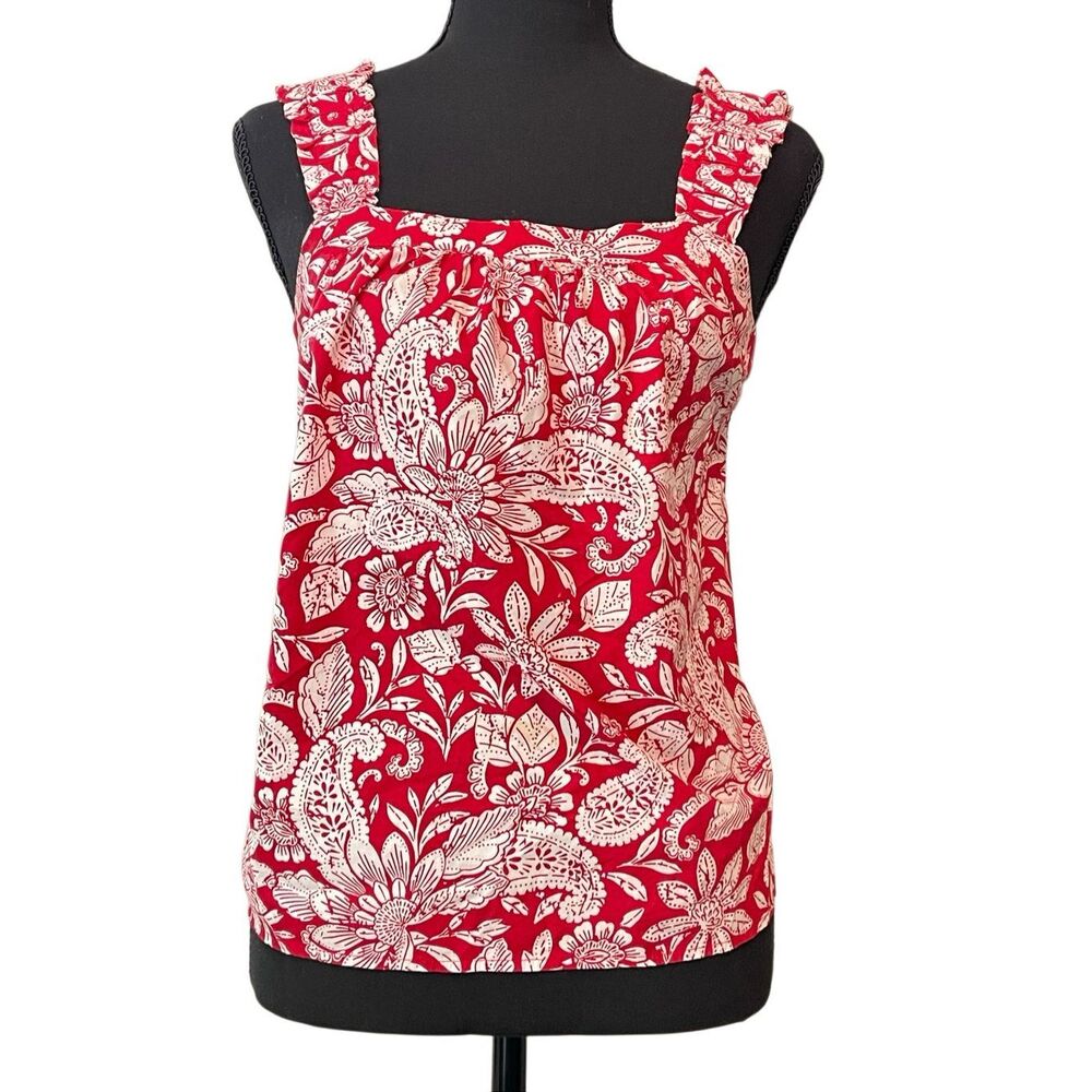 Loft Women’s Flowered Halter Tank Top - Picture 3 of 14